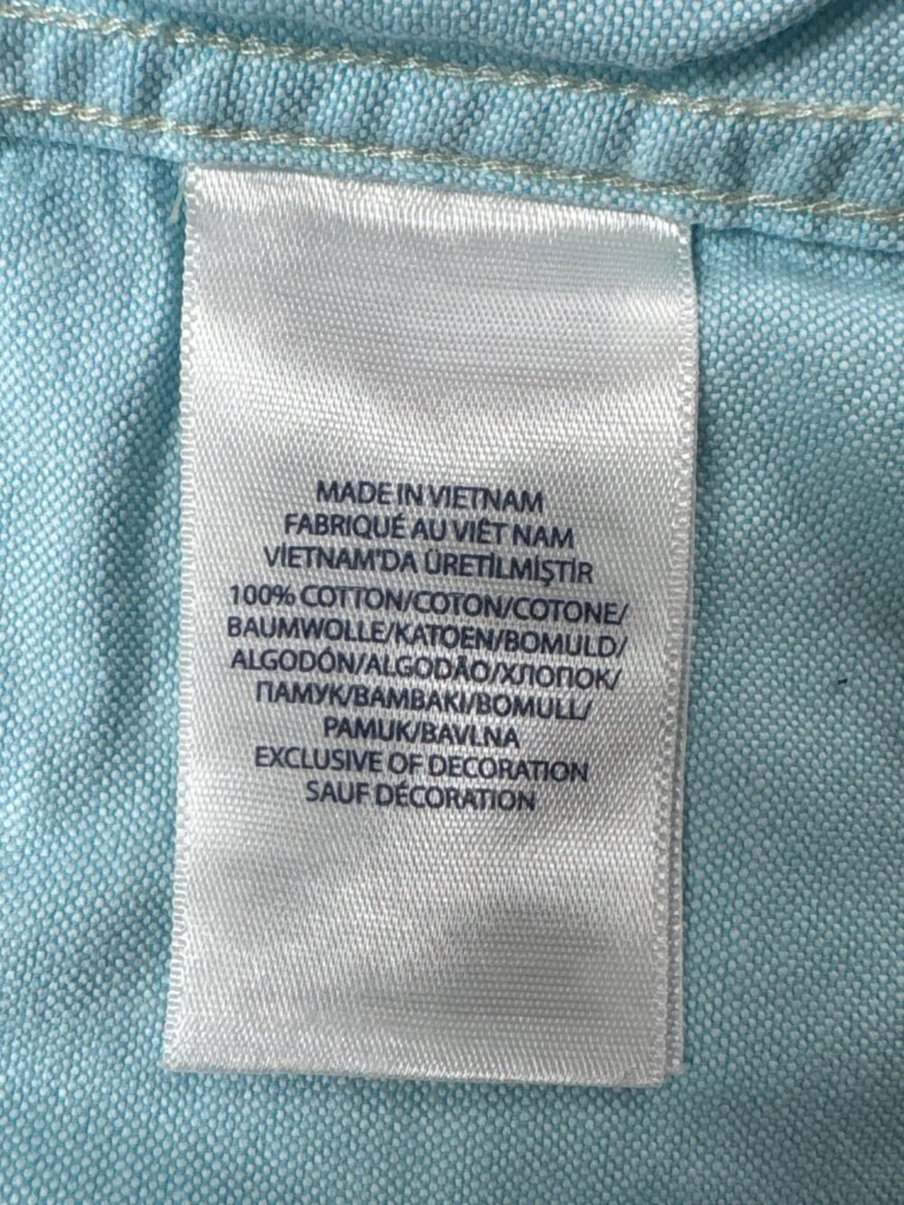Polo Ralph Lauren Boys Blue Big Pony Oxford Button Down Shirt Preppy XL (18-20) - Picture 5 of 9